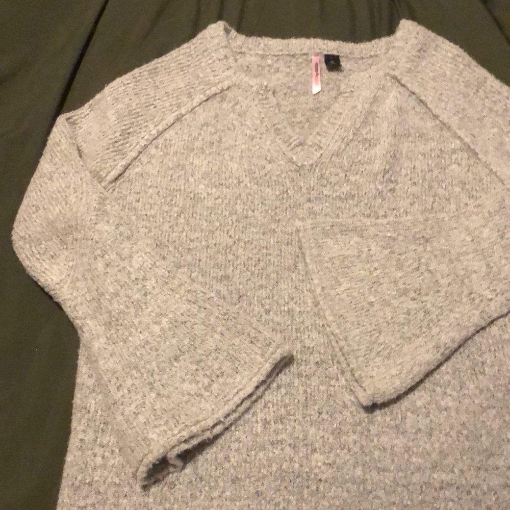 Bell sleeve sweater